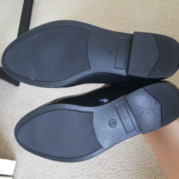 Shiny Black Chelsea Rain Boots - Picture 7 of 7